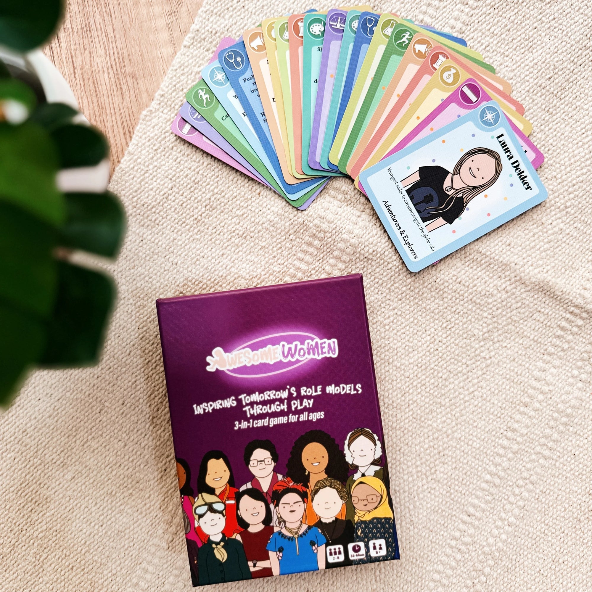 Awesome Women 3-in-1 Card Game