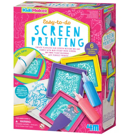 4M KidzMaker Easy-to-do Screen Printing