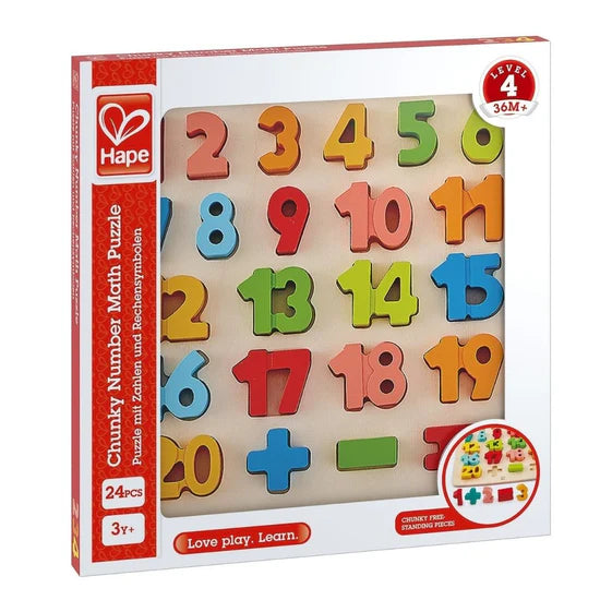 Hape Chunky Number Math Puzzle