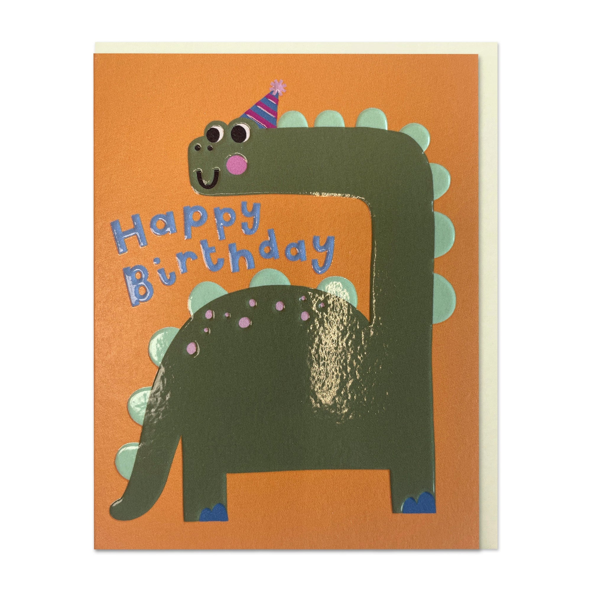 Raspberry Blossom Happy Birthday: Dinosaur