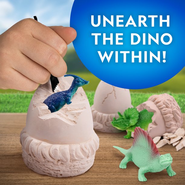 National Geographic Dinosaur Egg Dig Kit (Set of 12)