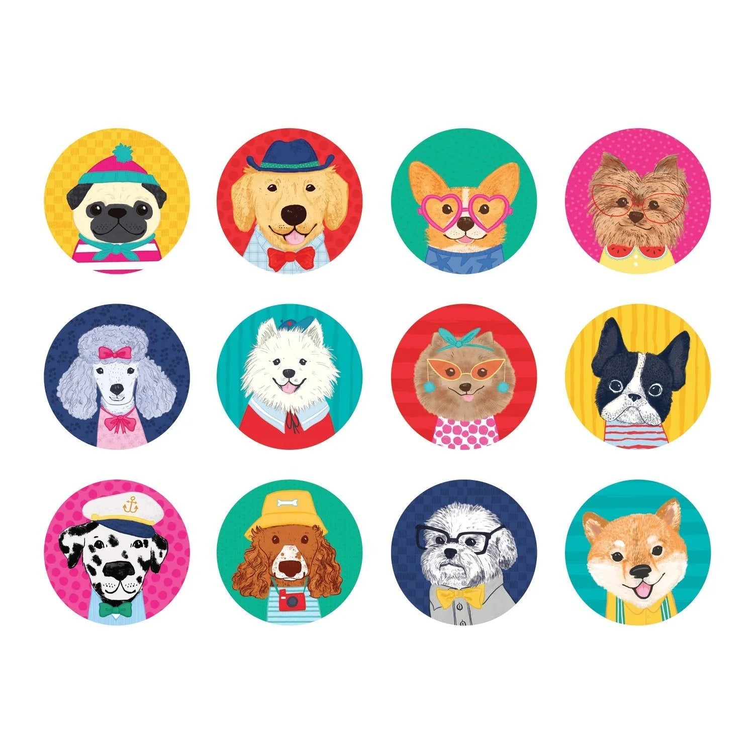 Mudpuppy Mini Memory Match: Dog Portraits