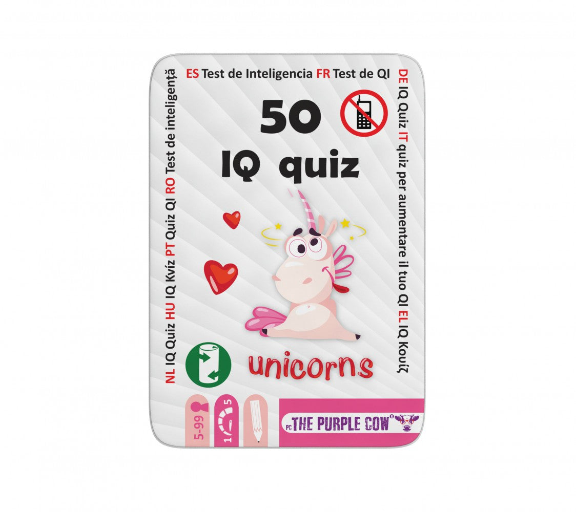 Purple Cow 50 IQ Quiz Unicorns