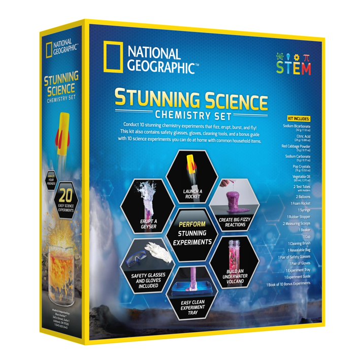 National Geographic Stunning Chemistry Set
