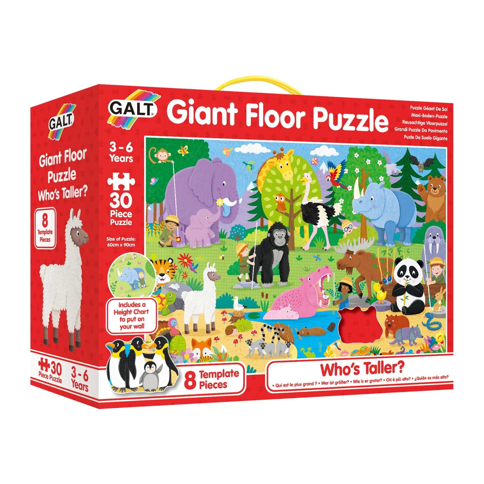 Galt Giant Floor Puzzles: Who's Taller