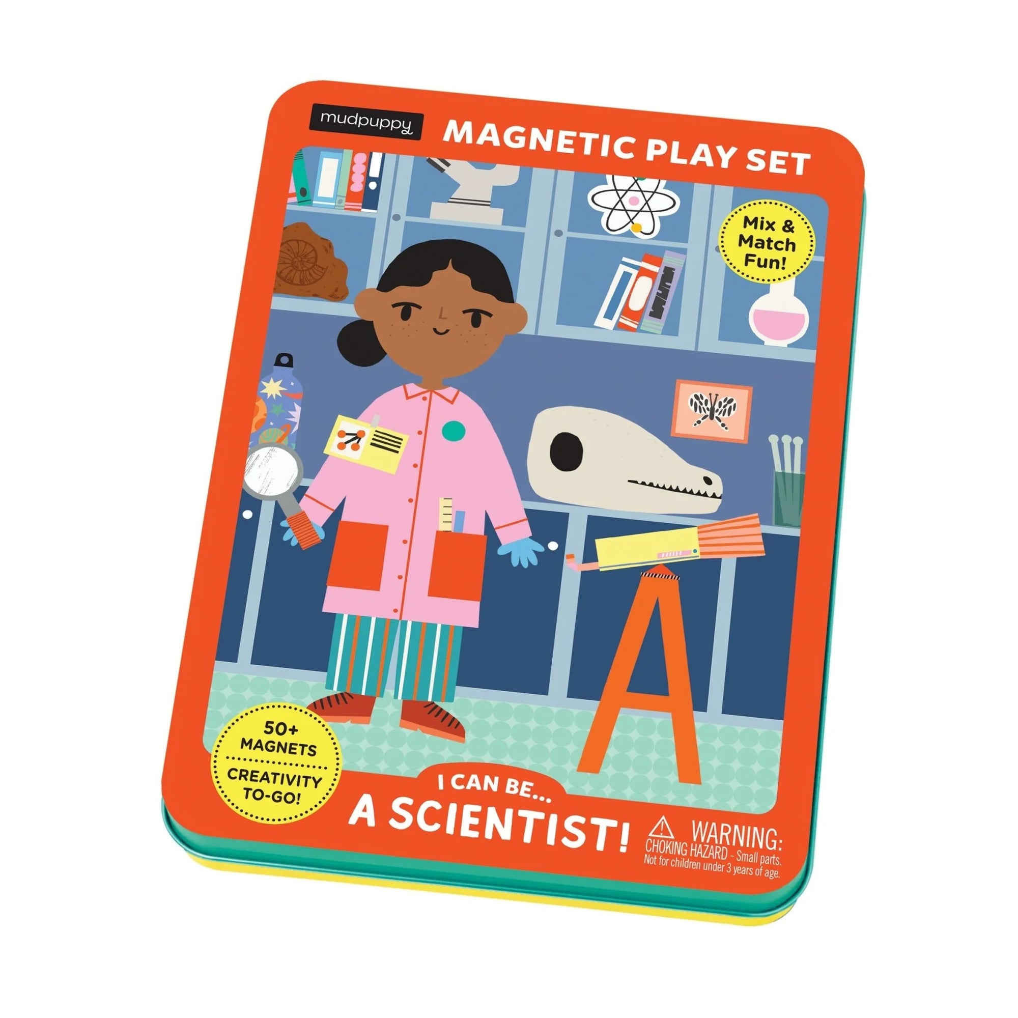 Mudpuppy Magnetic Tin: I Can Be… A Scientist!