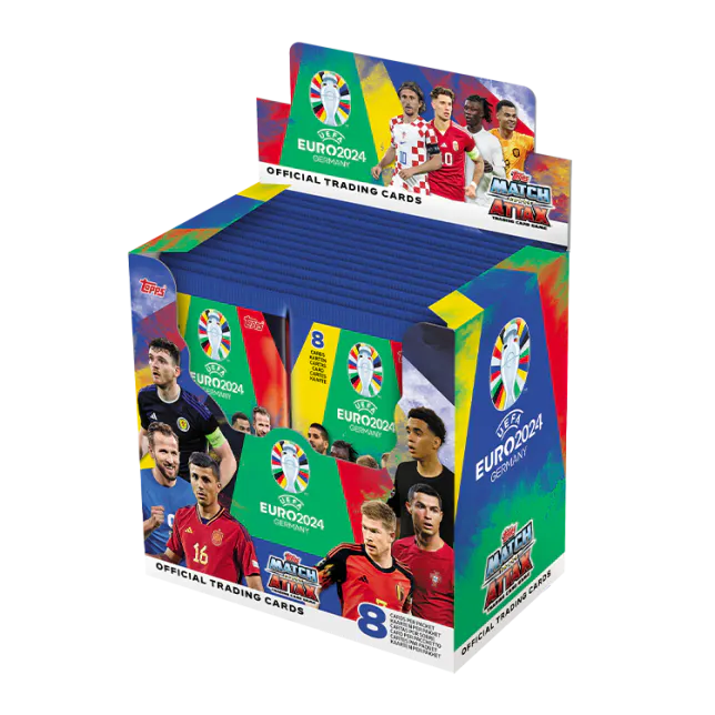 Topps Match Attax UEFA Euro 2024 Trading Cards (Full Box)