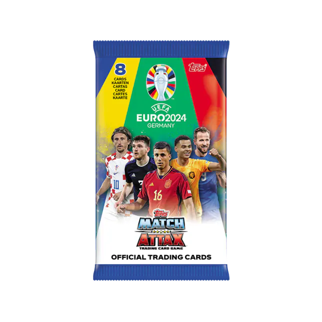 Topps Match Attax UEFA Euro 2024 Trading Cards (Booster Pack)