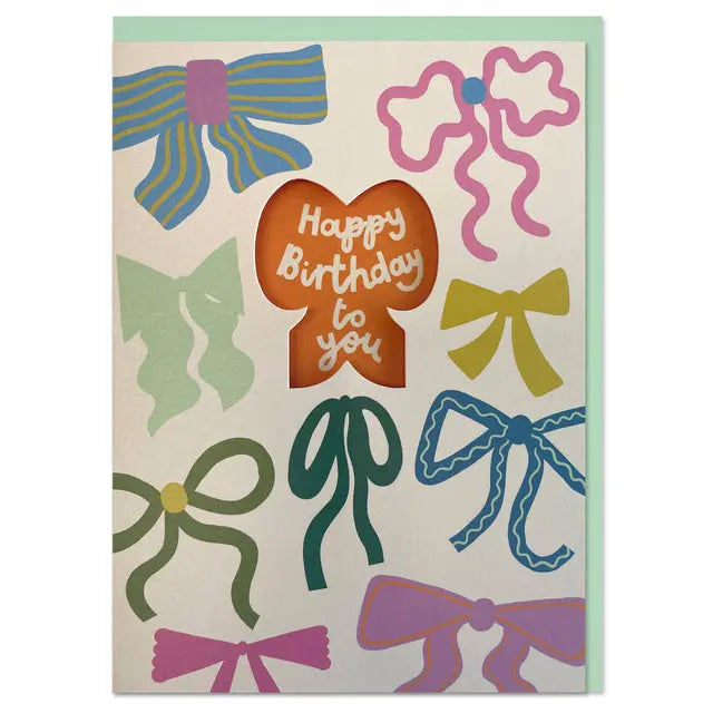 Raspberry Blossom Happy Birthday To You: Bows