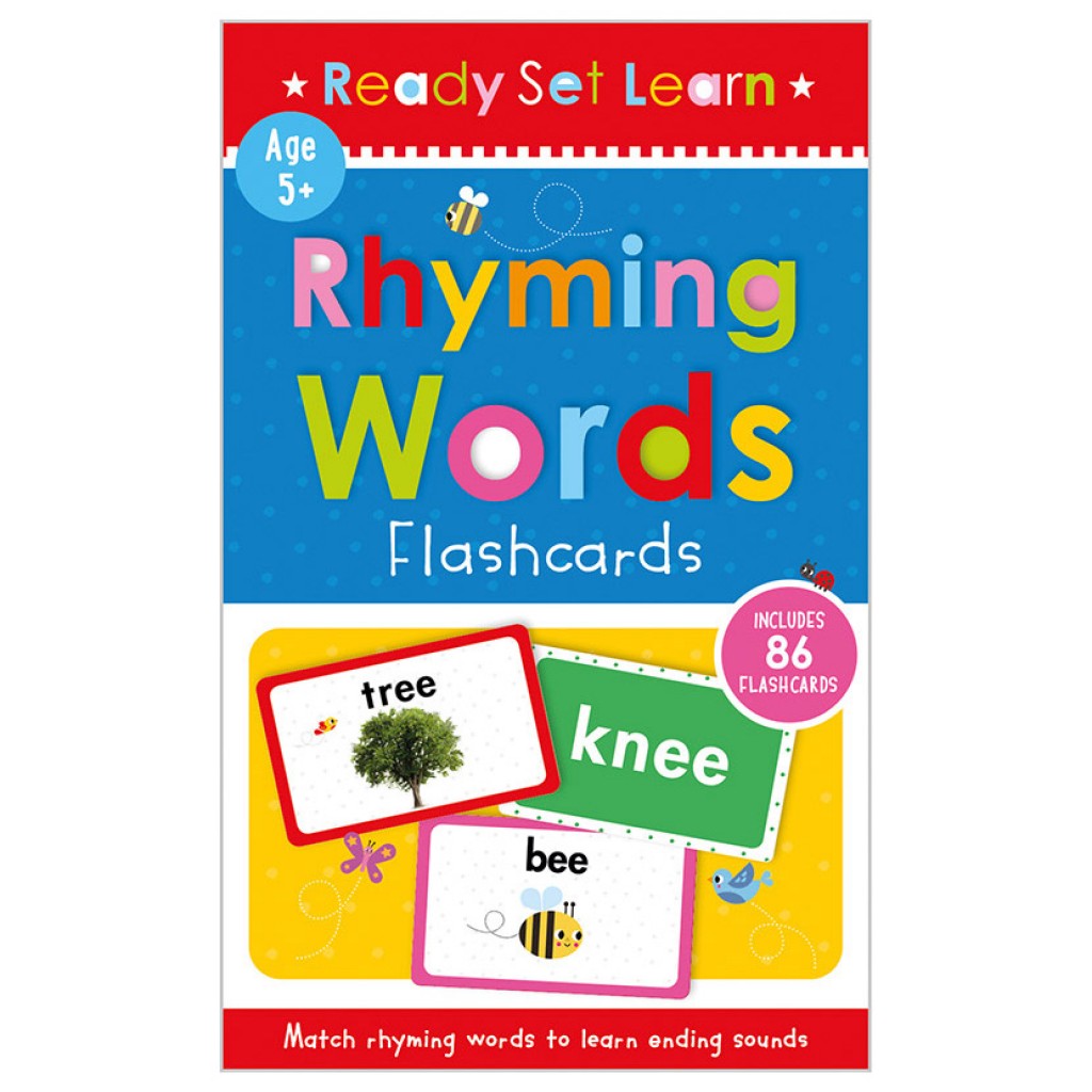 Ready Set Learn Rhyming Words Flashcards