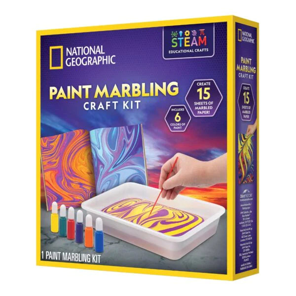 National Geographic Paint Marbling Craft Kit