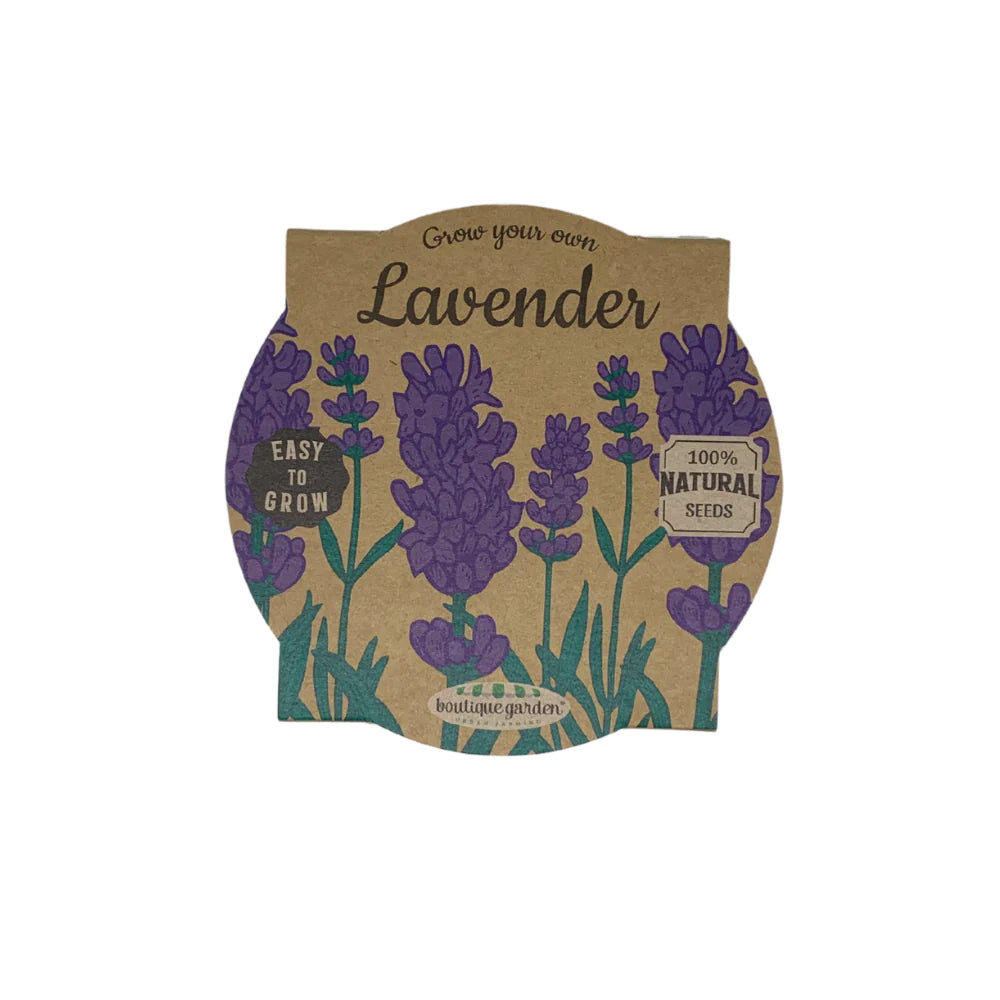 Boutique Garden Pastel Colours Pots/Chalk: Lavender
