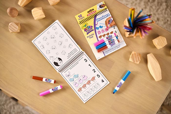 Crayola Color & Erase Educational Activity Pad: Numbers