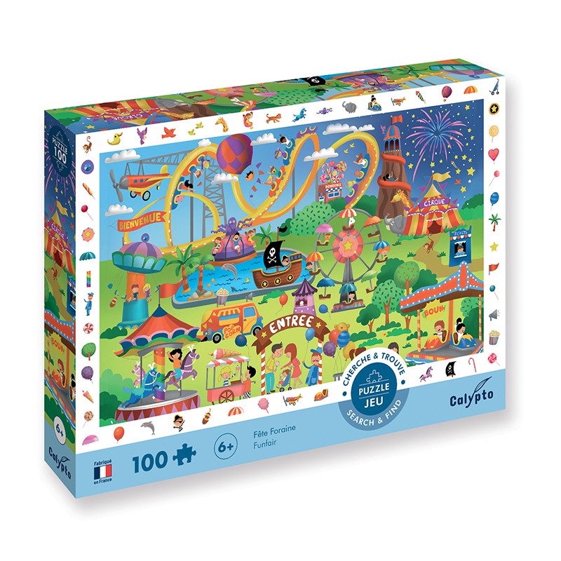 Sentosphere Calypto Puzzle 100pc Fête Foraine (Funfair)