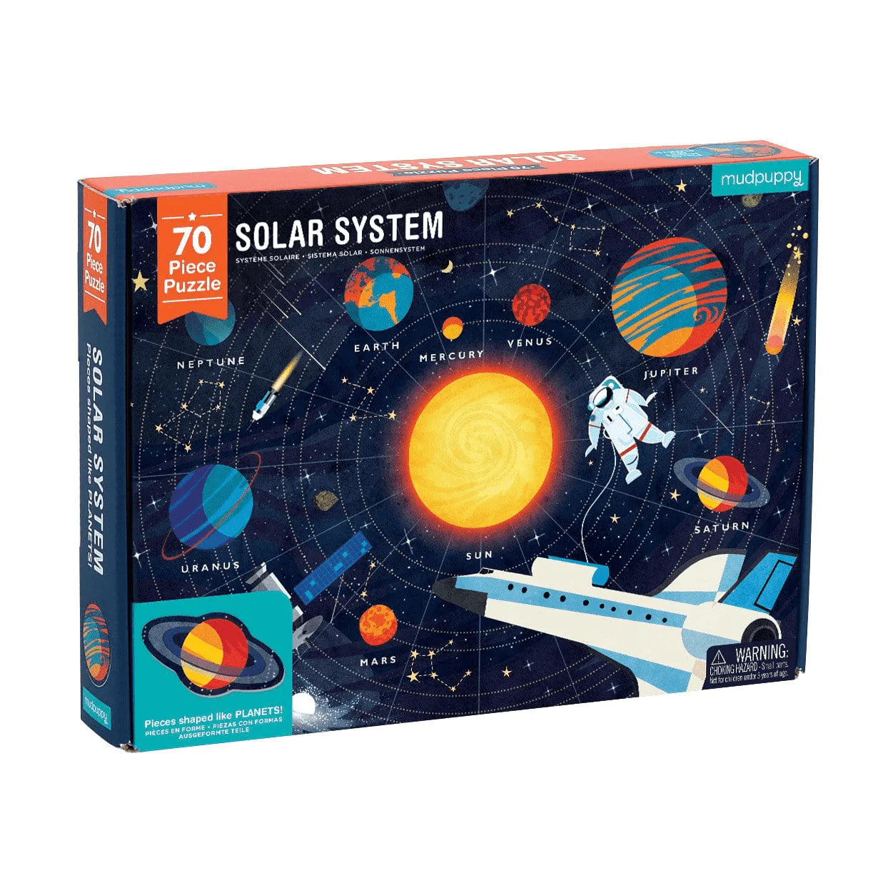 Mudpuppy 70-Piece Puzzle: Solar System