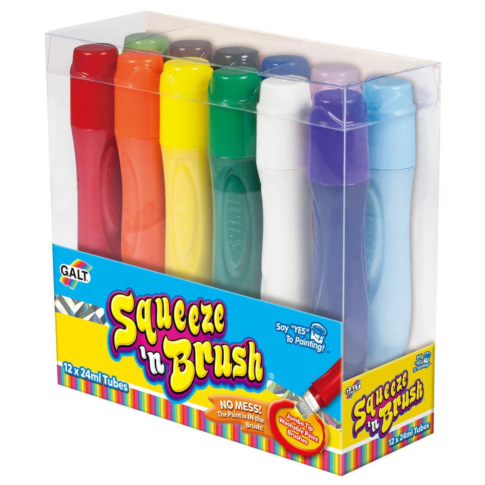 Galt Squeeze N Brush: 12 Classic Colours