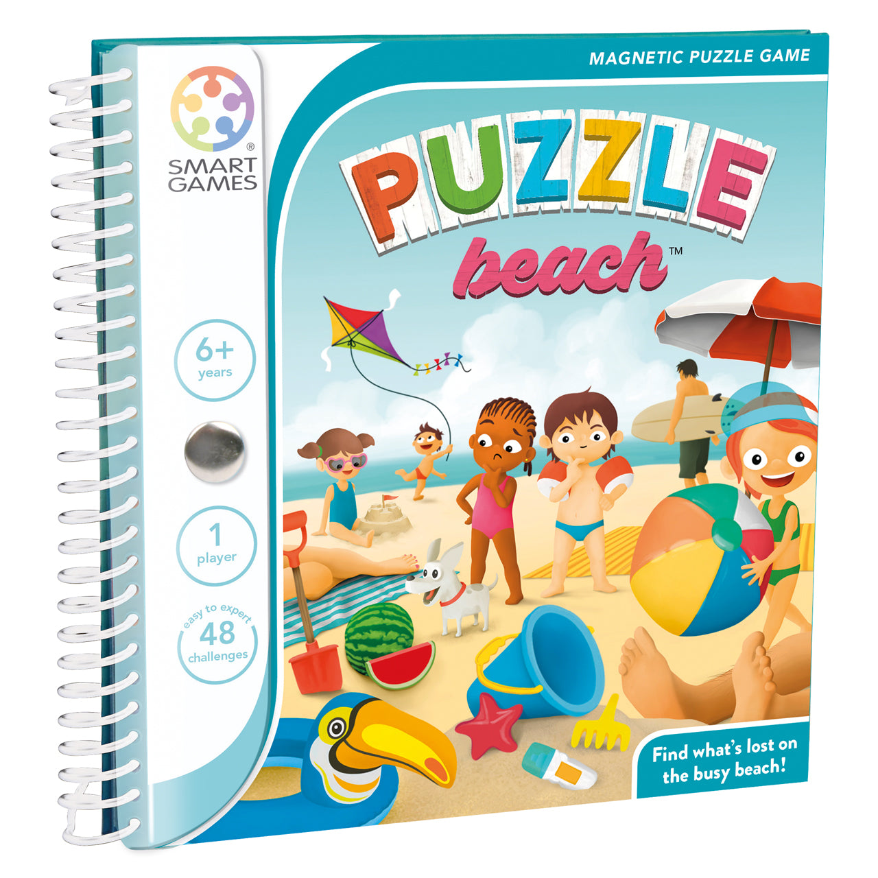 SmartGames Magnetic Travel Games: Puzzle Beach