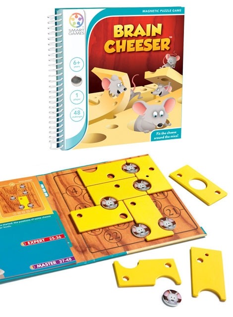 SmartGames Magnetic Travel Games: Brain Cheeser