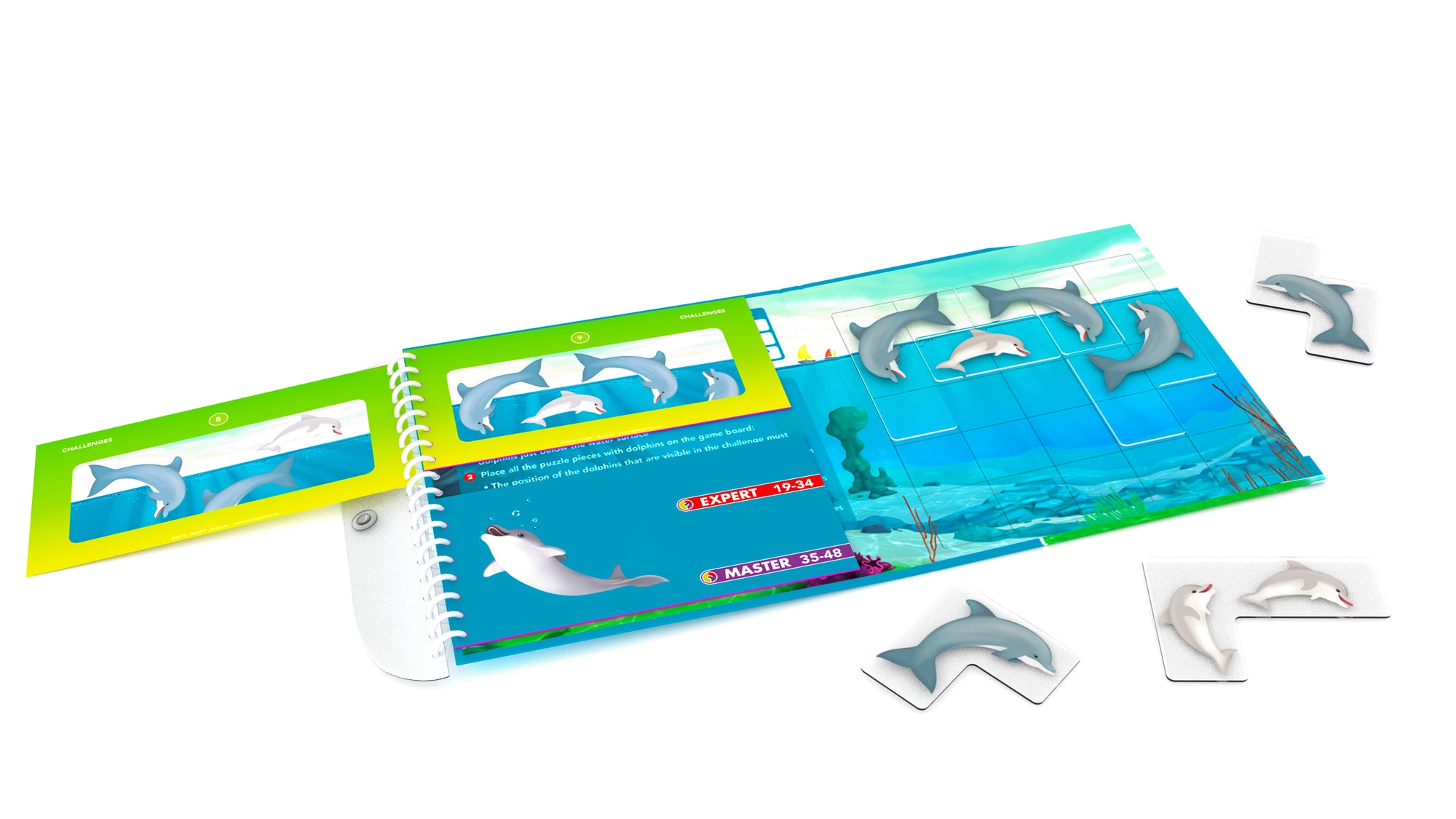 SmartGames Magnetic Travel Games: Flippin Dolphins