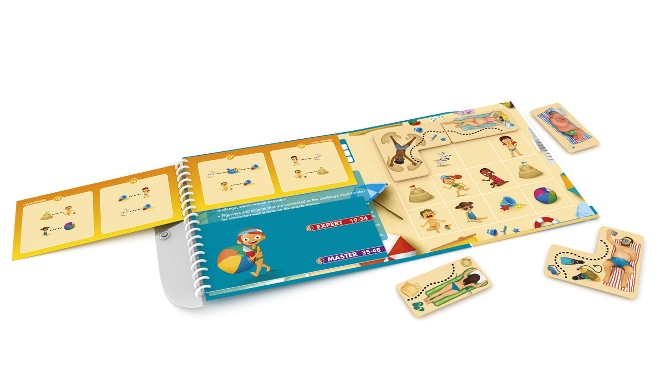 SmartGames Magnetic Travel Games: Puzzle Beach