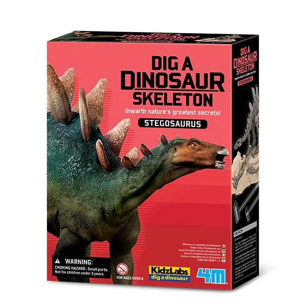 4M KidzLabs Dig A Dinosaur Skeleton: Stegosaurus