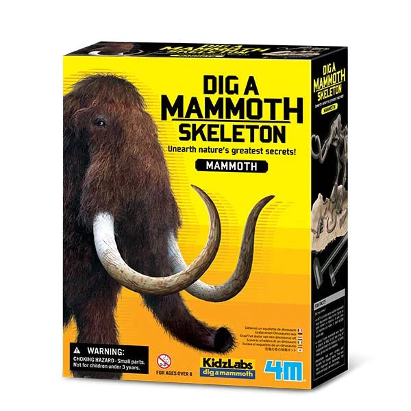 4M KidzLabs Dig A Dinosaur Skeleton: Mammoth