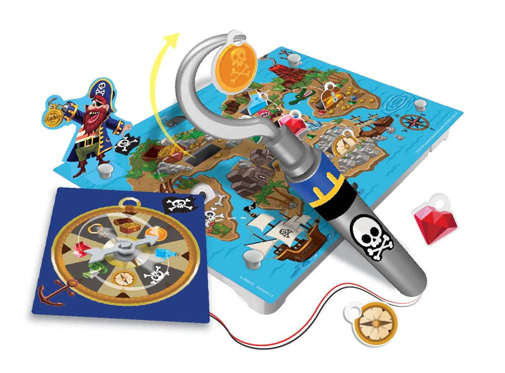 4M KidzLabs Gamemaker Series ElectroBuzz Pirate Treasure Hunt Game