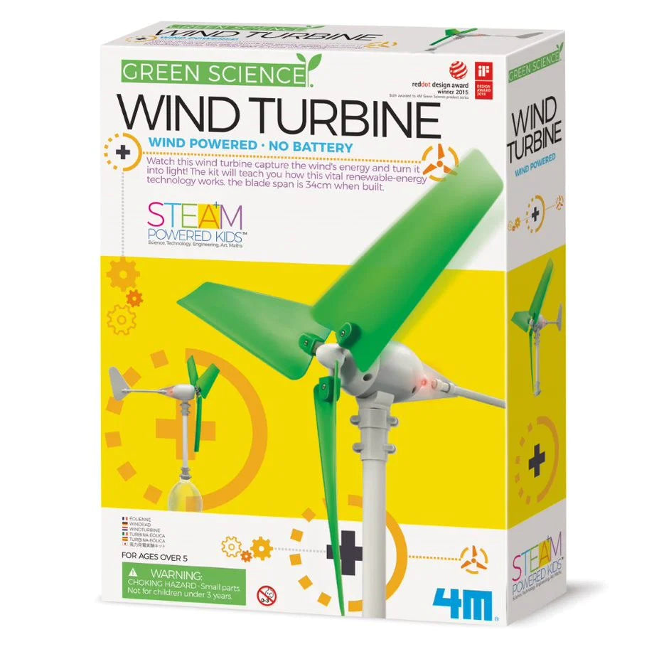 4M Green Science Eco-Engineering Build Your Wind Turbine