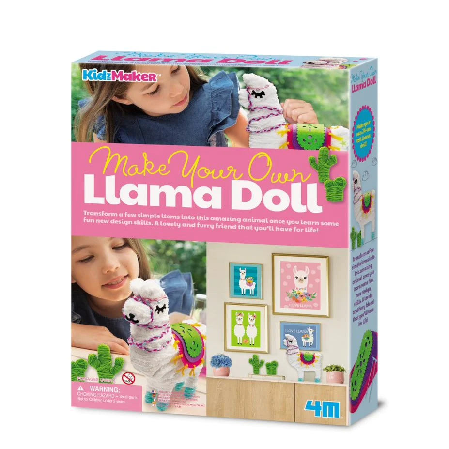 4M KidzMaker Make Your Own Llama Doll