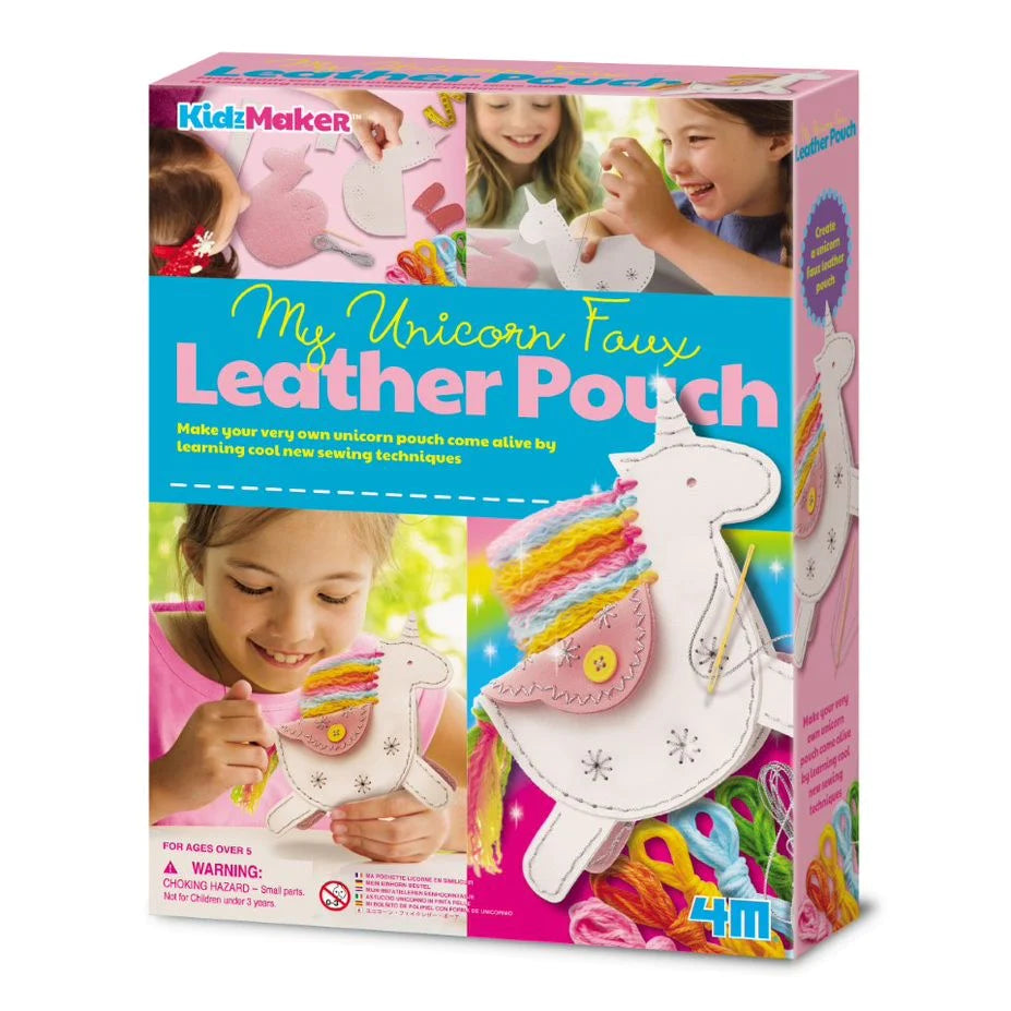 4M KidzMaker My Unicorn Faux Leather Pouch