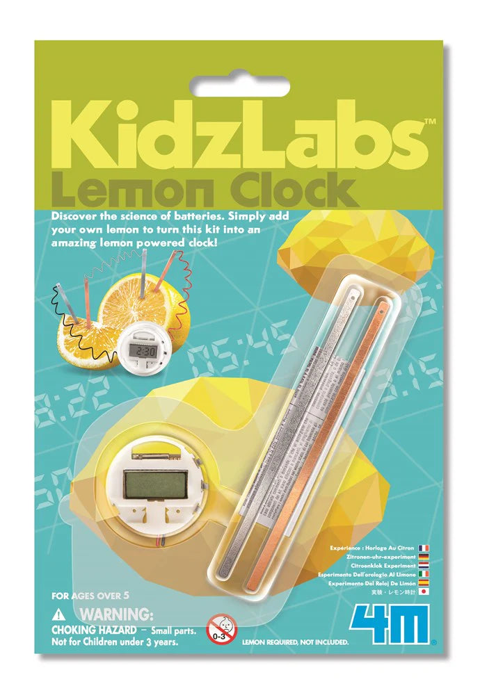 4M KidzLabs Lemon Clock