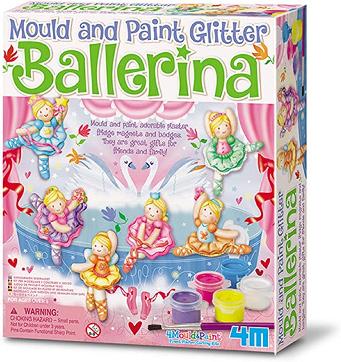 4M Mould & Paint Glitter Ballerina