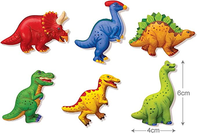 4M Mould & Paint Glow-In-The-Dark Dinosaurs