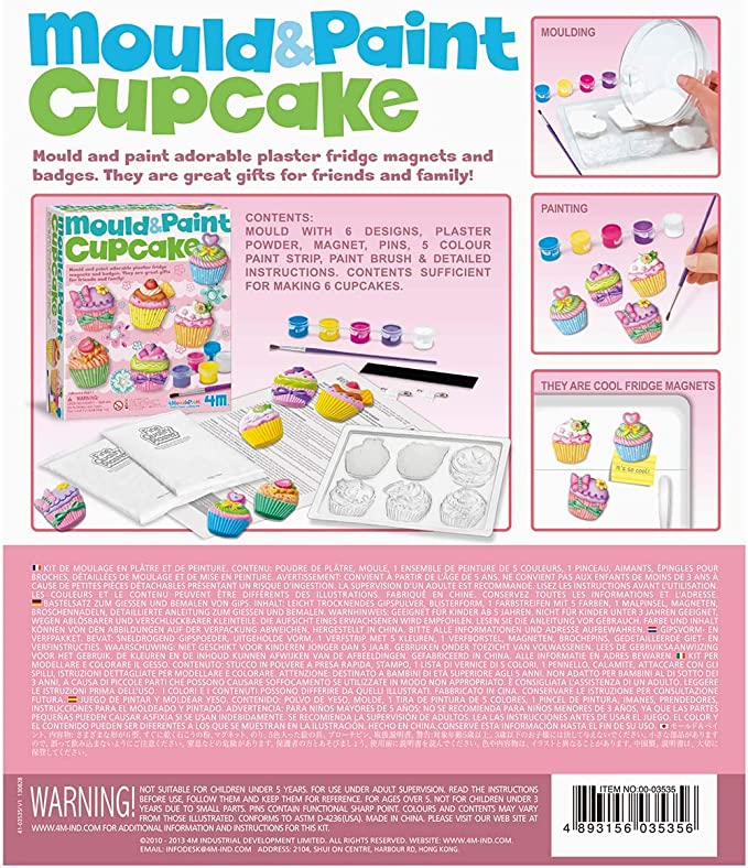 4M Mould & Paint Cupcake