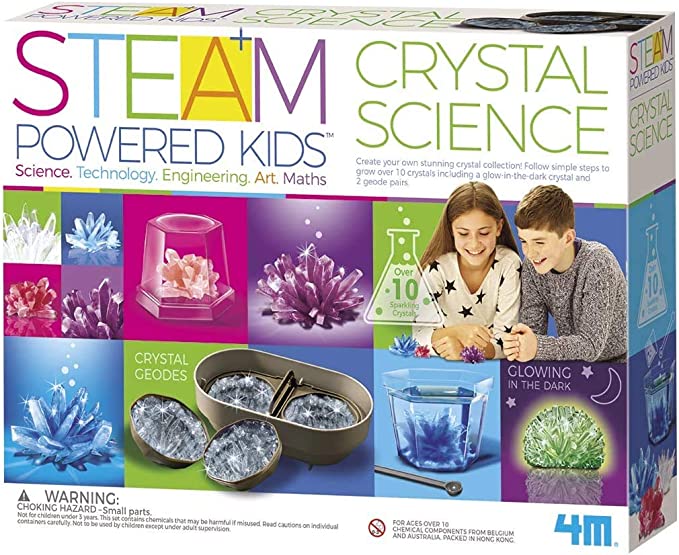 4M Steam Powered Kids Crystal Science
