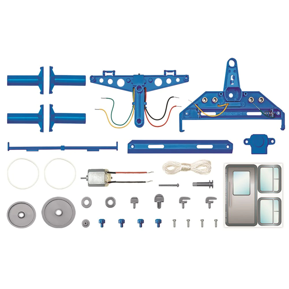 4M Fun Mechanics Kit Tin Can Cable Car