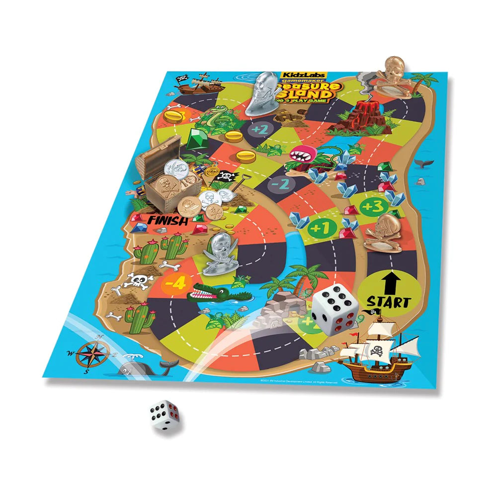 4M KidzLabs GameMaker Series Treasure Island Dig & Play Game