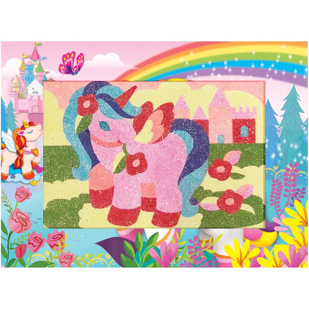 4M Unicorn Glitter Sand Art