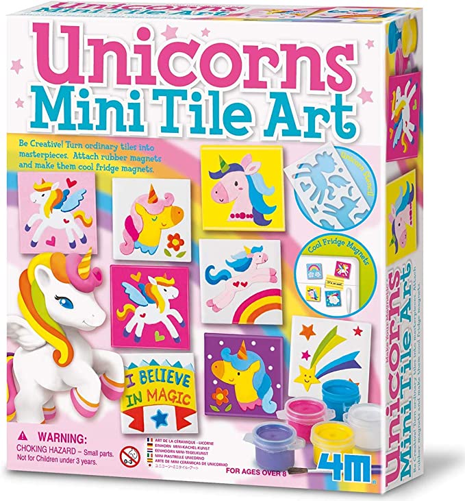 4M Unicorns Tile Art