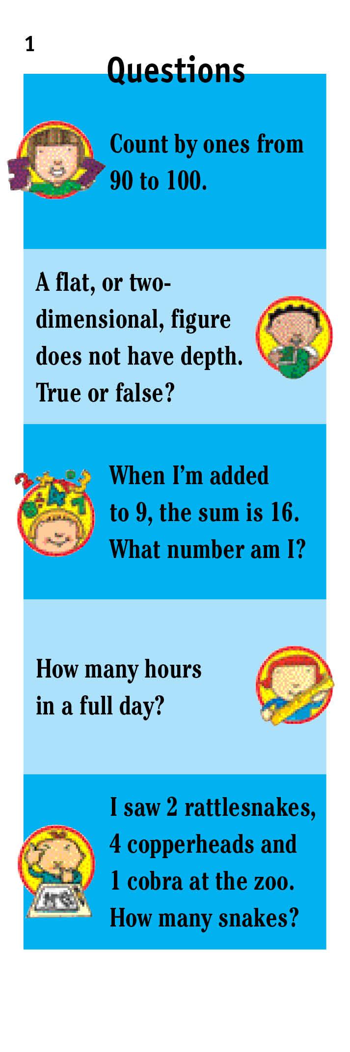 Brain Quest Math Q&A Cards: Grade 1 (Ages 6-7)