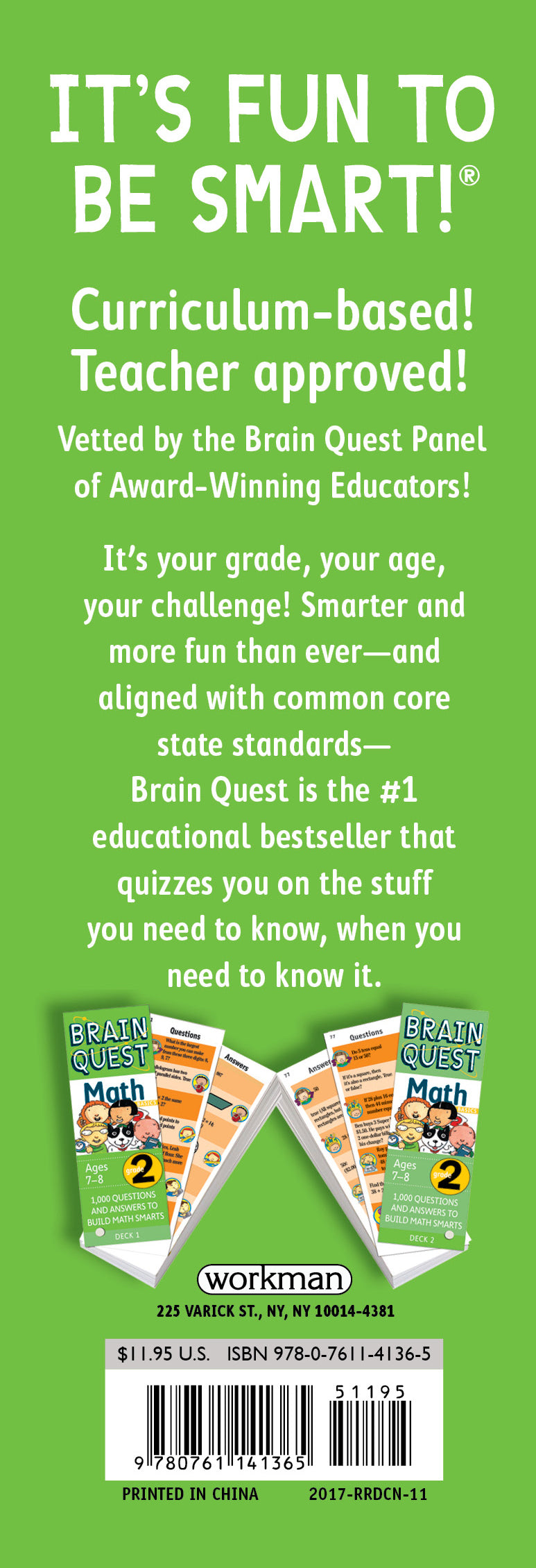 Brain Quest Smart Cards: Grade 2 (Ages 7-8)