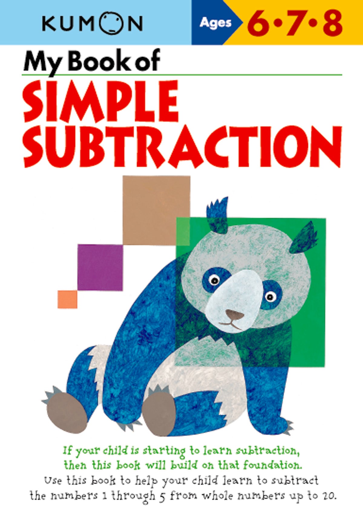 Kumon My Book Of Simple Subtraction