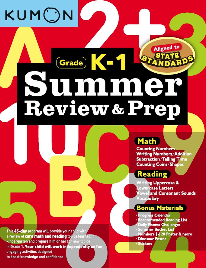 Kumon Summer Review & Prep: K-1