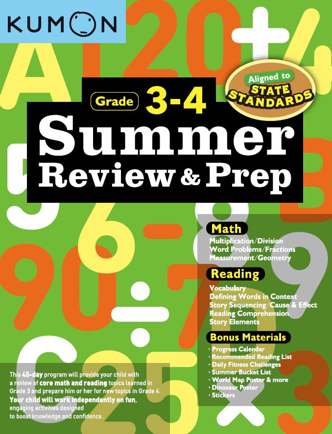 Kumon Summer Review & Prep: 3-4