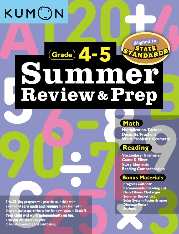 Kumon Summer Review & Prep: 4-5