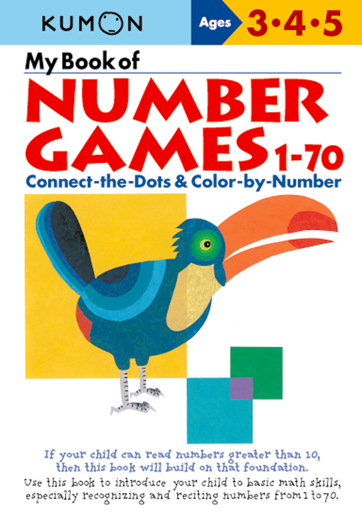 Kumon My Book Of Numbers Games 1-70