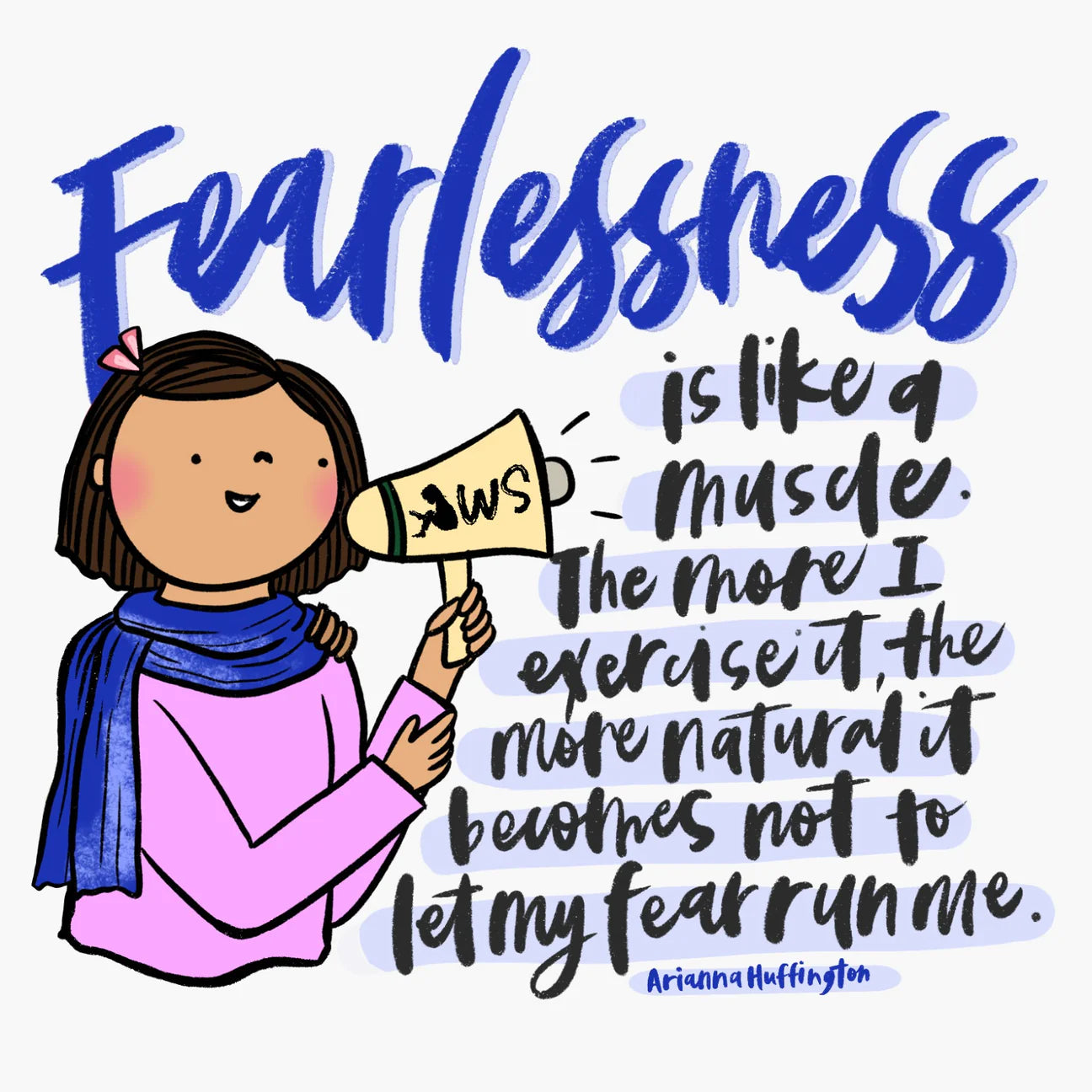 Awesome Women Series Stickers | Fearlessness