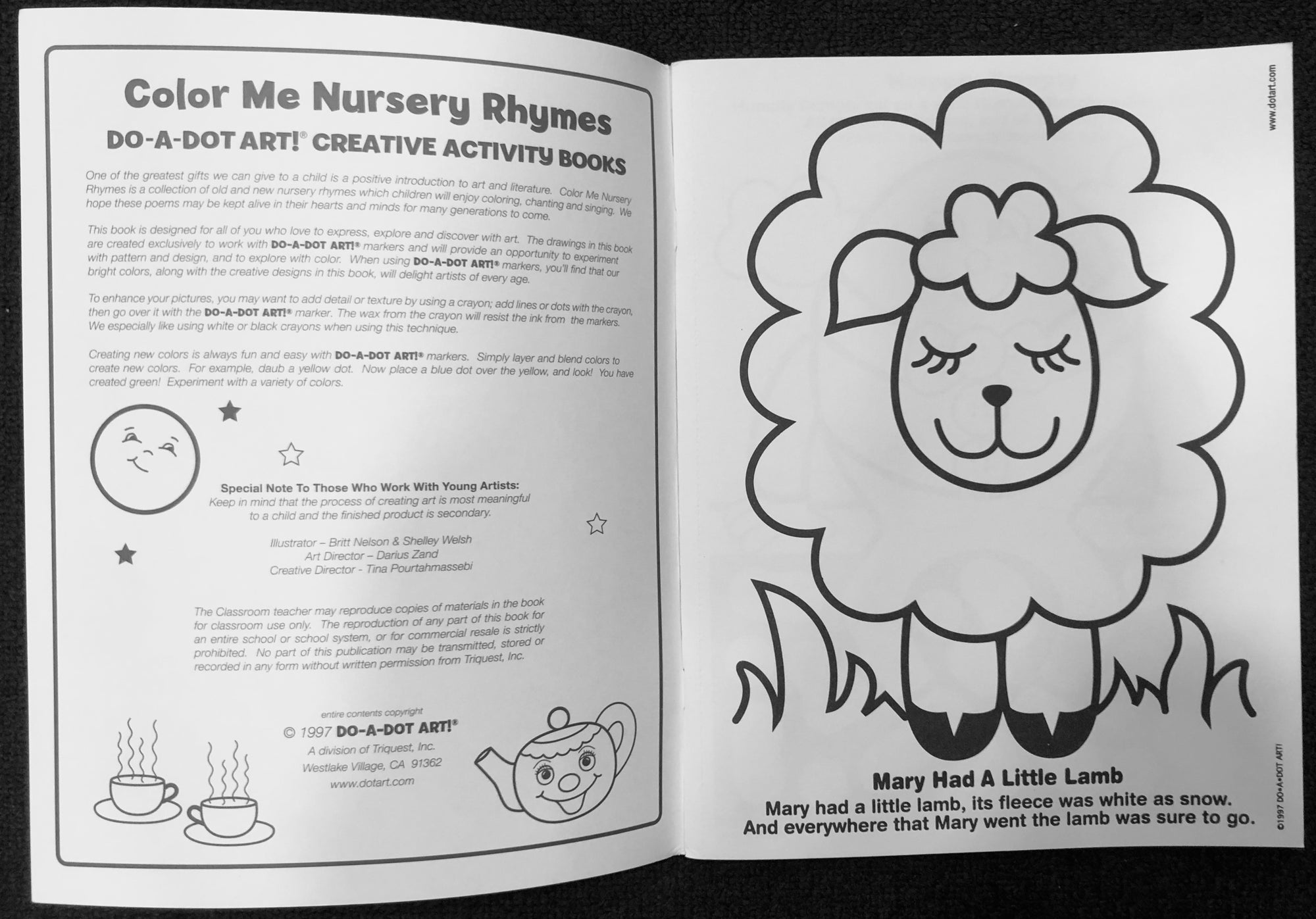 Do-A-Dot Art Creative Activity Book: Color Me Nursery Rhymes