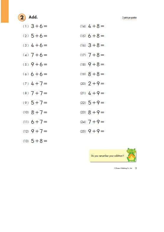 Kumon Math Workbooks Grade 2: Addition