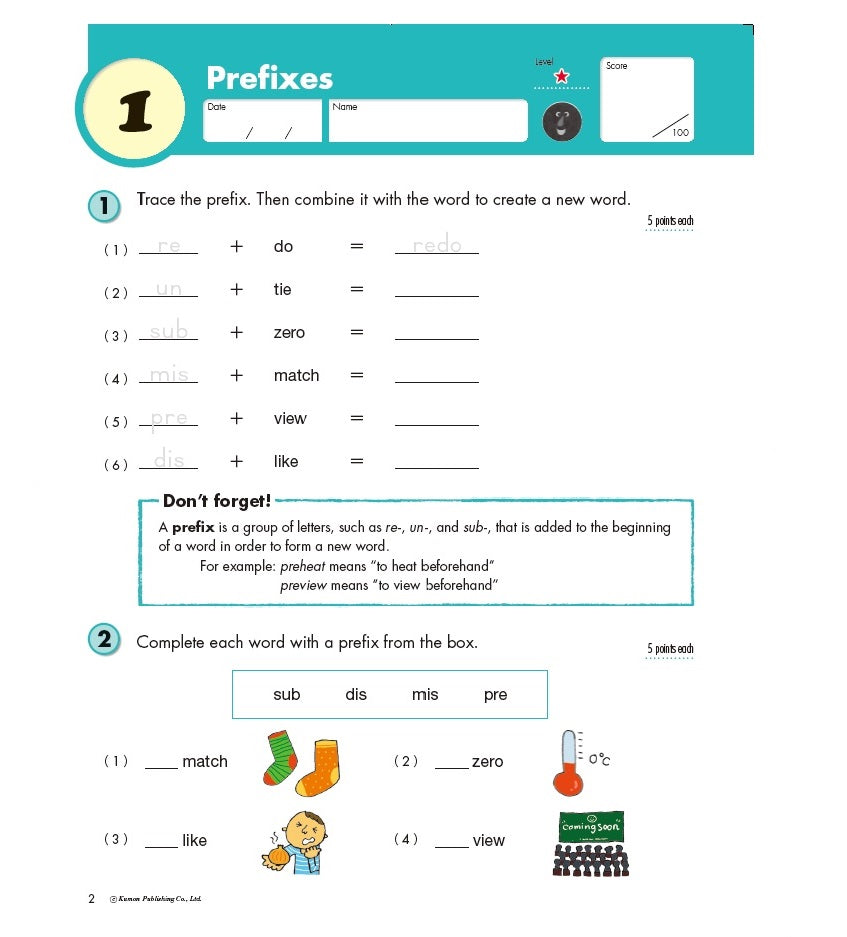 Kumon Grade 3: Writing Workbook